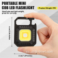 Mini linterna de llavero brillante 800 luz de trabajo de lúmenes 6 modos de luz portátiles de llavero pequeño impermeable linternas impermeables